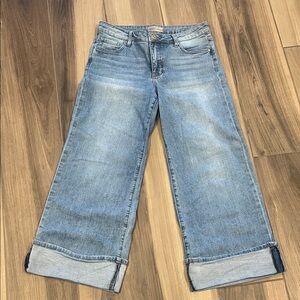 Kut from the Kloth Meg Fab Ab Wide-Leg Jeans